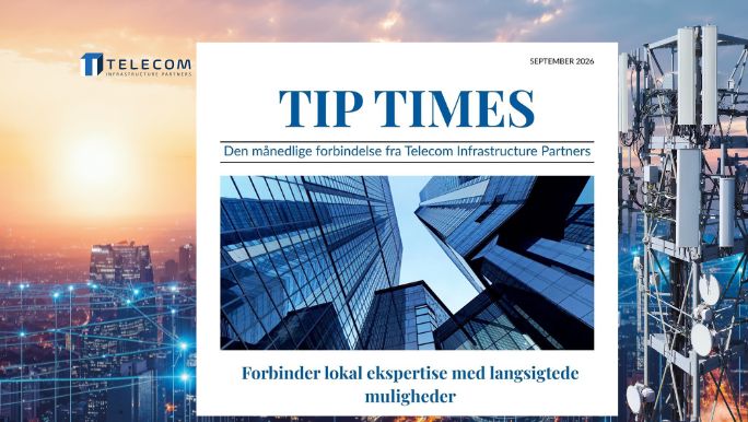 Forsiden af nyhedsbrevet Tiptider med fokus på fremtidens digitale løsninger